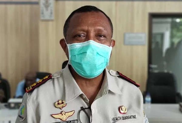 Kepala Kantor Kesehatan Pelabuhan Jayapura Harold Pical.