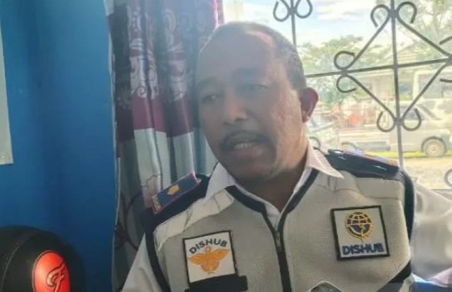 Pejabat Dishub Jayawijaya Jefri Simon Souisa.